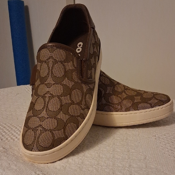 Coach Shoes - 👜 Coach Wells Slip-On Sneakers C4393 👜 👟 Women’s Size 8B | Eco-Chic & Comfy